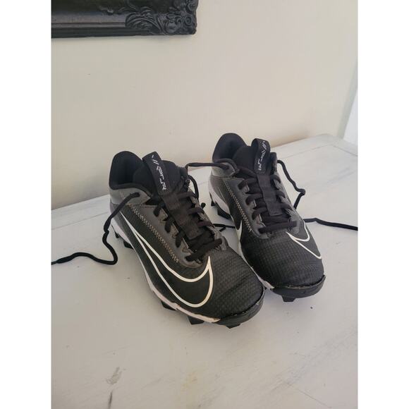 Boy's Black Nike Vapor Fastflex Cleats Size 4.5 - Picture 1 of 11